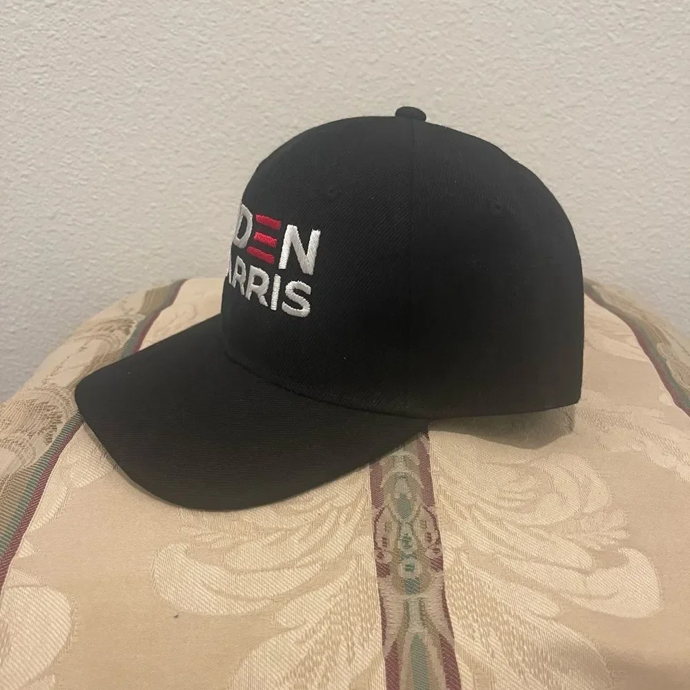 Biden Harris Ball Cap Hat Adjustable Baseball Velcro Backstrap Democrat Liberal